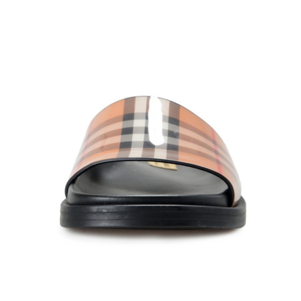 Burberry Women's "ASHMORE" Checkered Sandals Slides - Picture 4 of 7